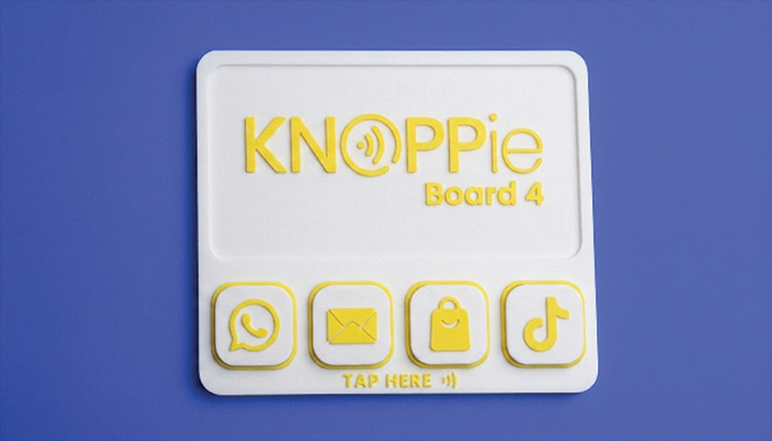 Knoppie Yellow & White